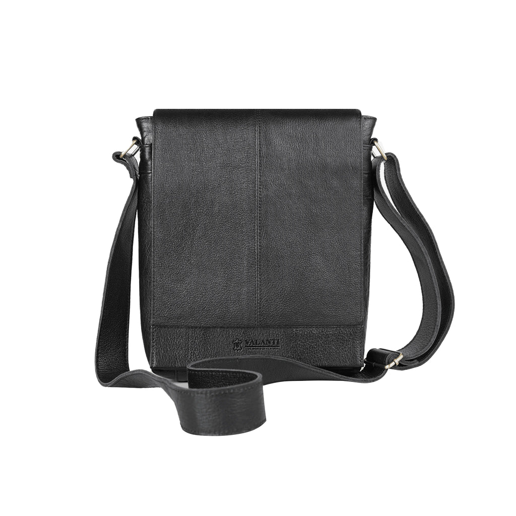 VALANTI Leather Crossbody Bag, front view