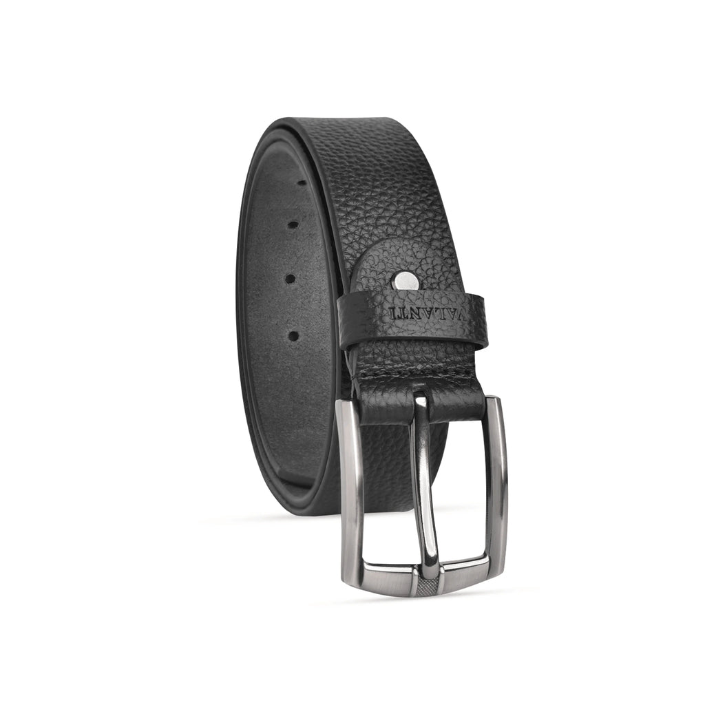 VALANTI Men's Leather Belt, front view