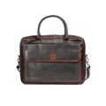 VALANTI Men’s Leather Laptop Bag, front view