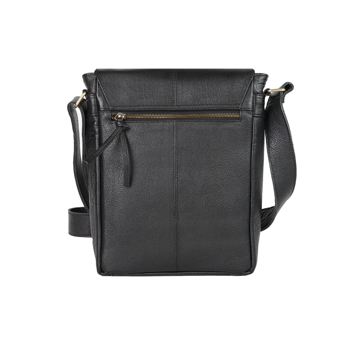 VALANTI Leather Crossbody Bag, back view