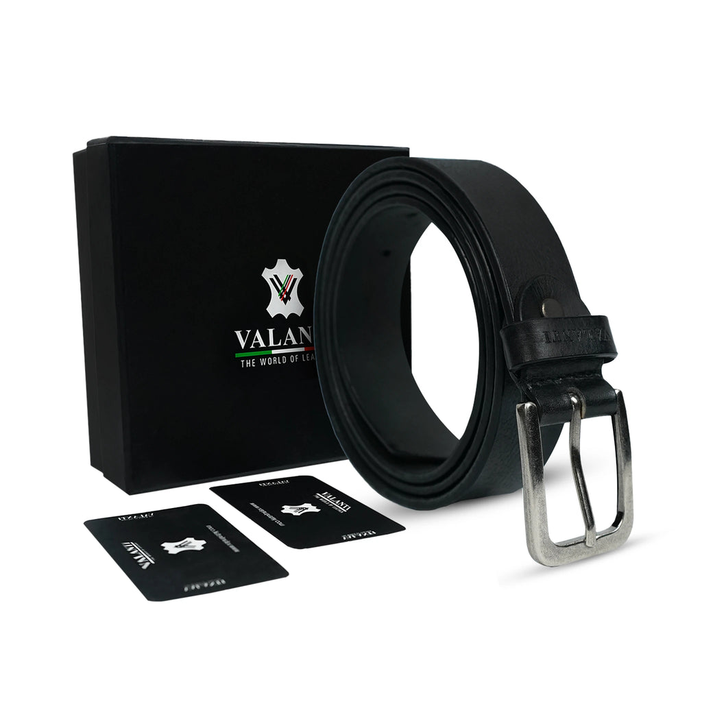 VALANTI Women’s Leather Belt, product packaging and presentation