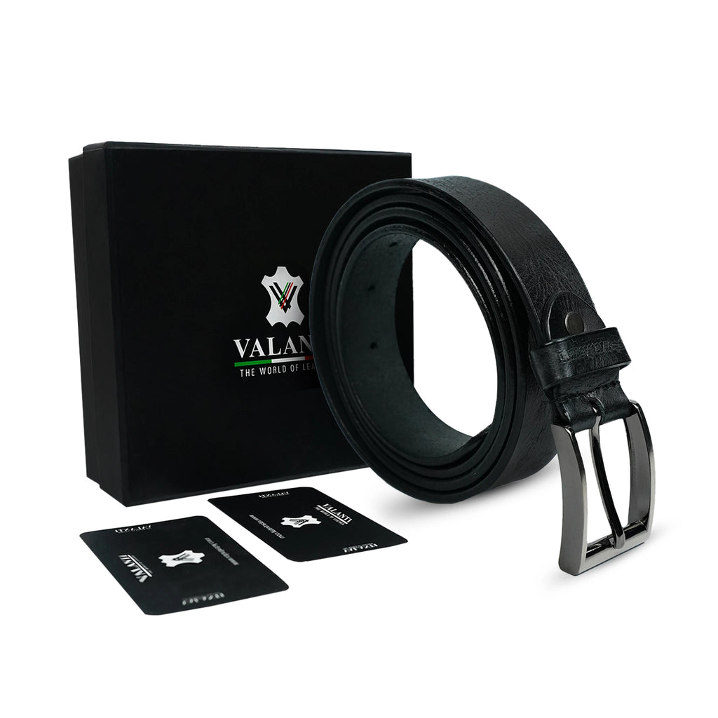 VALANTI Women’s Leather Belt, product packaging and presentation