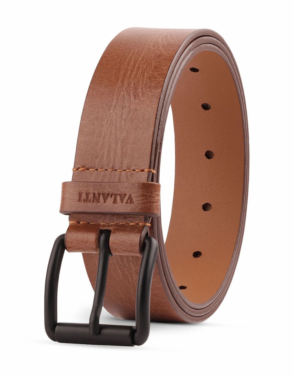 VALANTI Men's Hunter Leather Belt, main product view