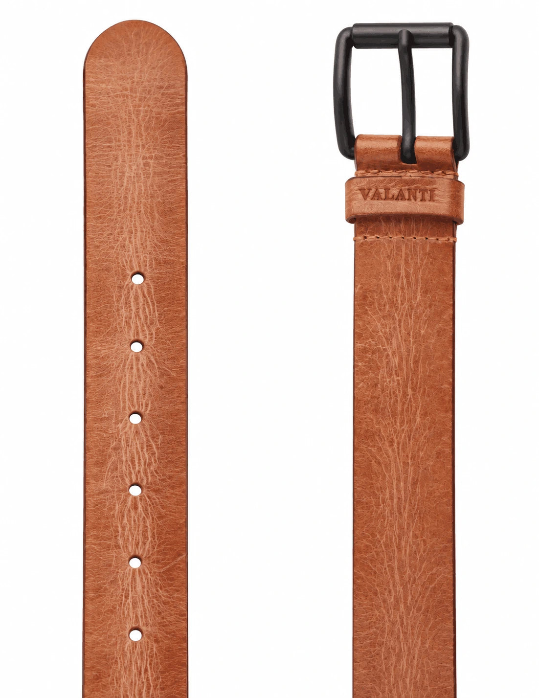 VALANTI Men's Hunter Leather Belt, product detail image