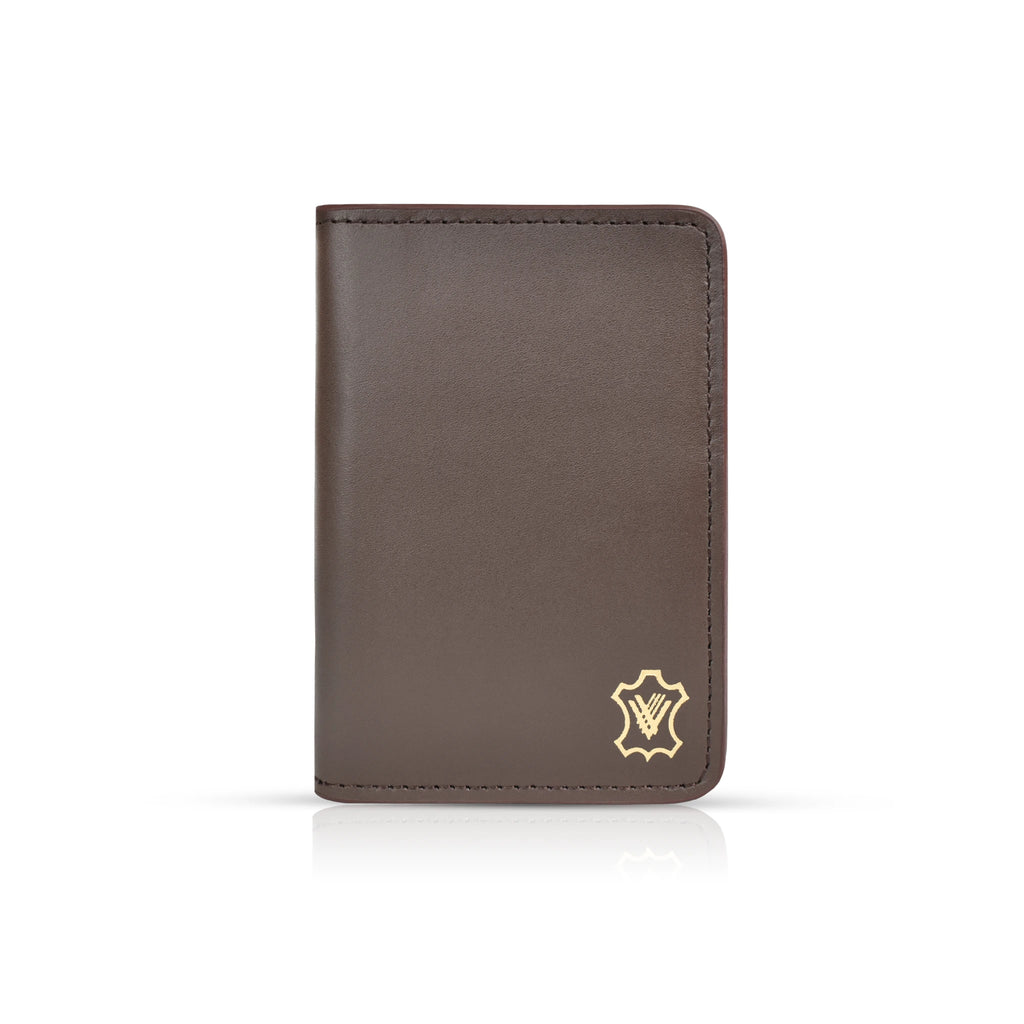 VALANTI Men's Leather Card Holder, side view