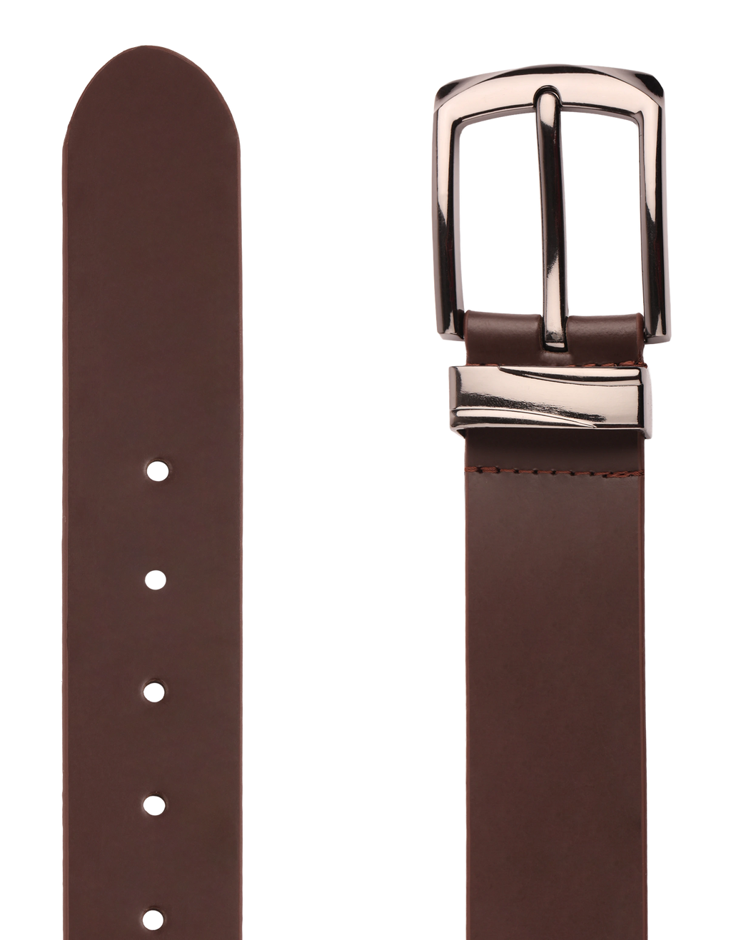 VALANTI Men’s Leather Dress Belt, both sides of leather strap