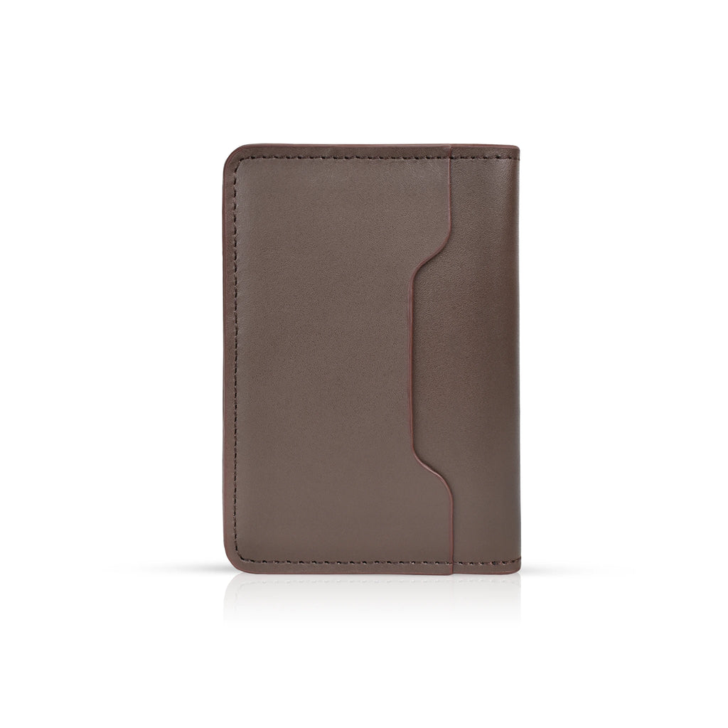 VALANTI Men's Leather Card Holder, rear card slots