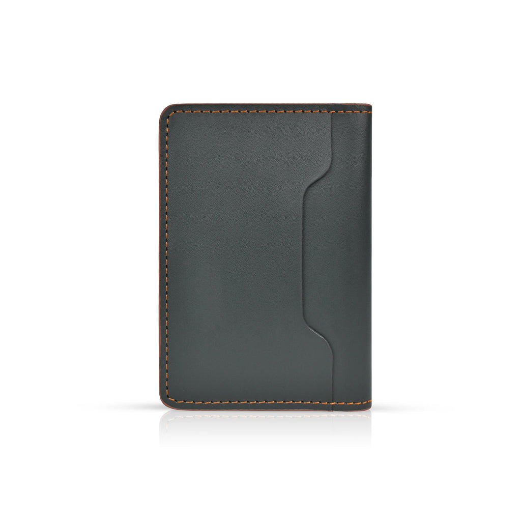 VALANTI Men's Leather Card Holder, rear card slots