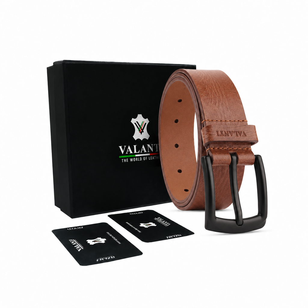 Men's Hunter leather belts - jeans & Classic war