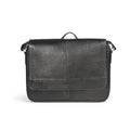 VALANTI black Men's Ecolux Laptop Bag - Full-Grain Leather, laptop storage view