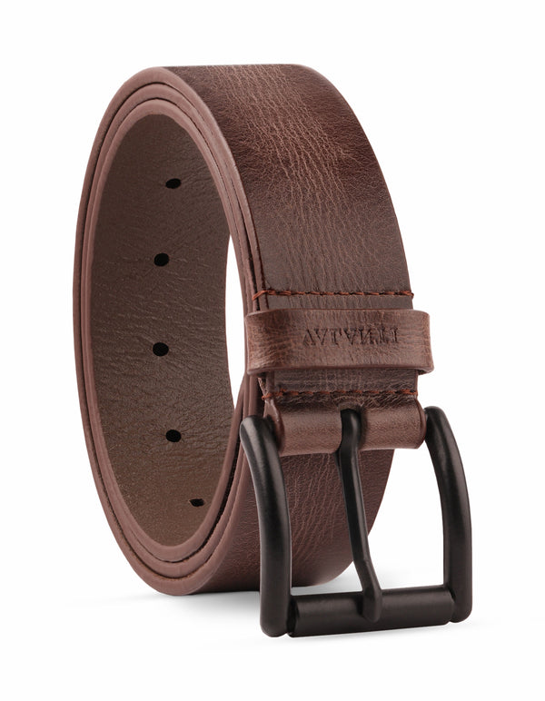 Men's leather casual belt | Valanti